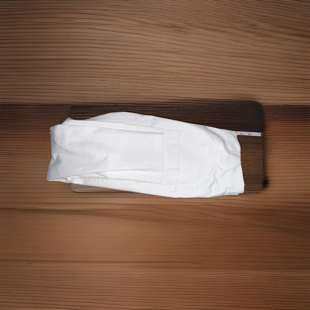 Charter Club Women's Size 10 White Pull On Stretch Crop Pants‎ Wide Comfort Band